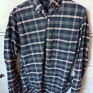 J. Crew Men's Blue Plaid Shirt